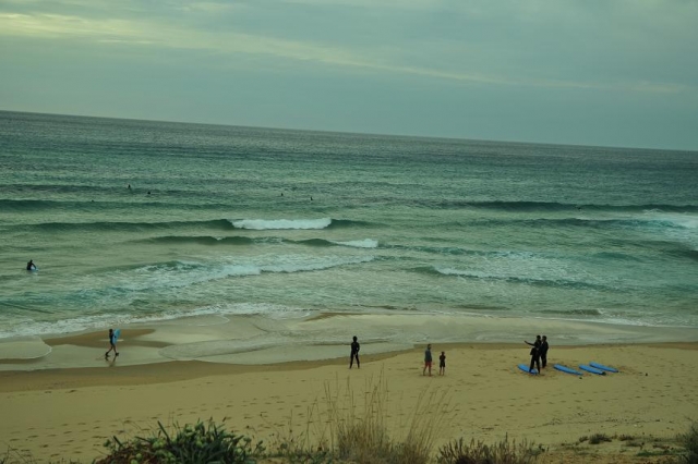 The beach